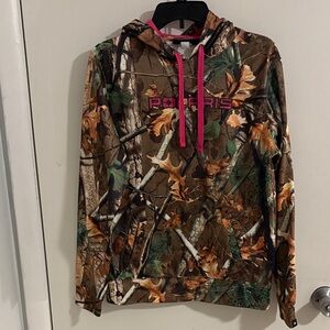 Polaris Camouflage Hoodie with Pink Details
